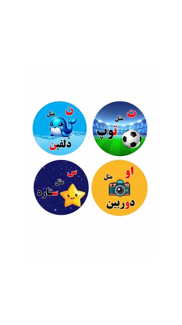 لیبل نشانه ها پک 60 عددی