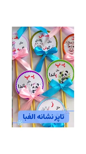 تاپر نشانه های الفبا