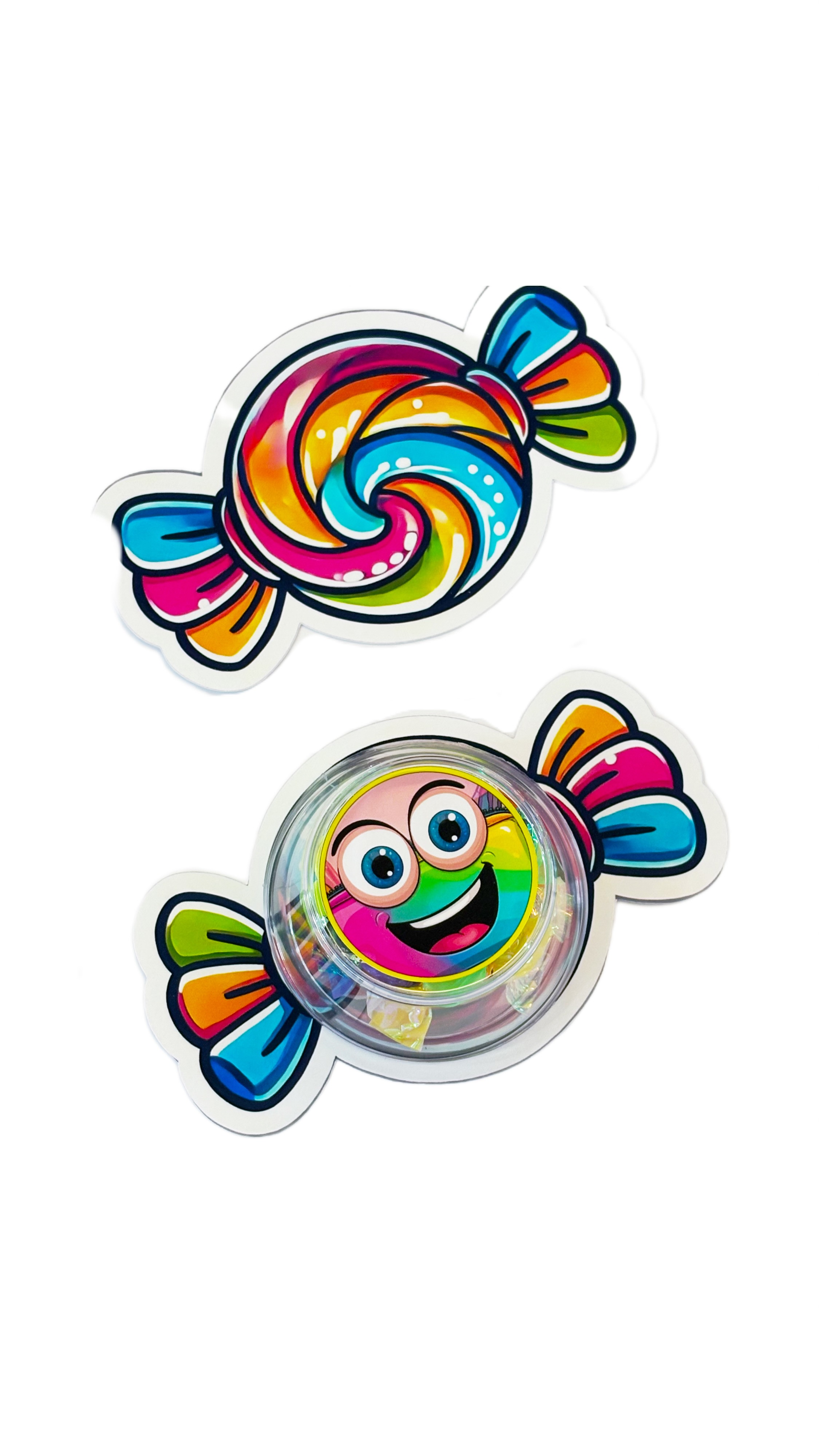 گیفت کارت آبنباتی همراه ظرف و کارت